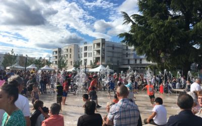 Fontaine sèche place Nelson Mandela – Ville de Longvic