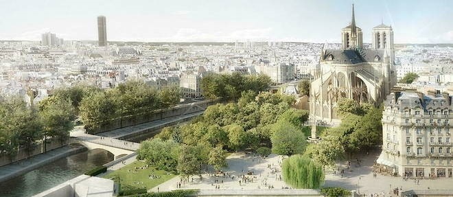 Réaménagement du parvis de Notre-Dame-de-Paris