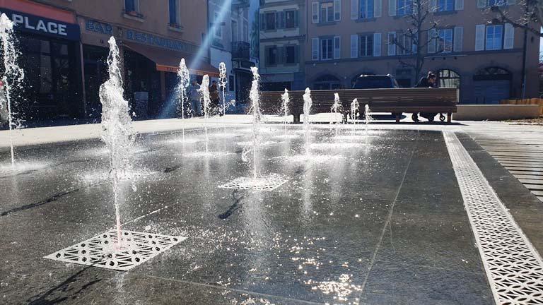 Fontaine sèche à Thonon-les-Bains
